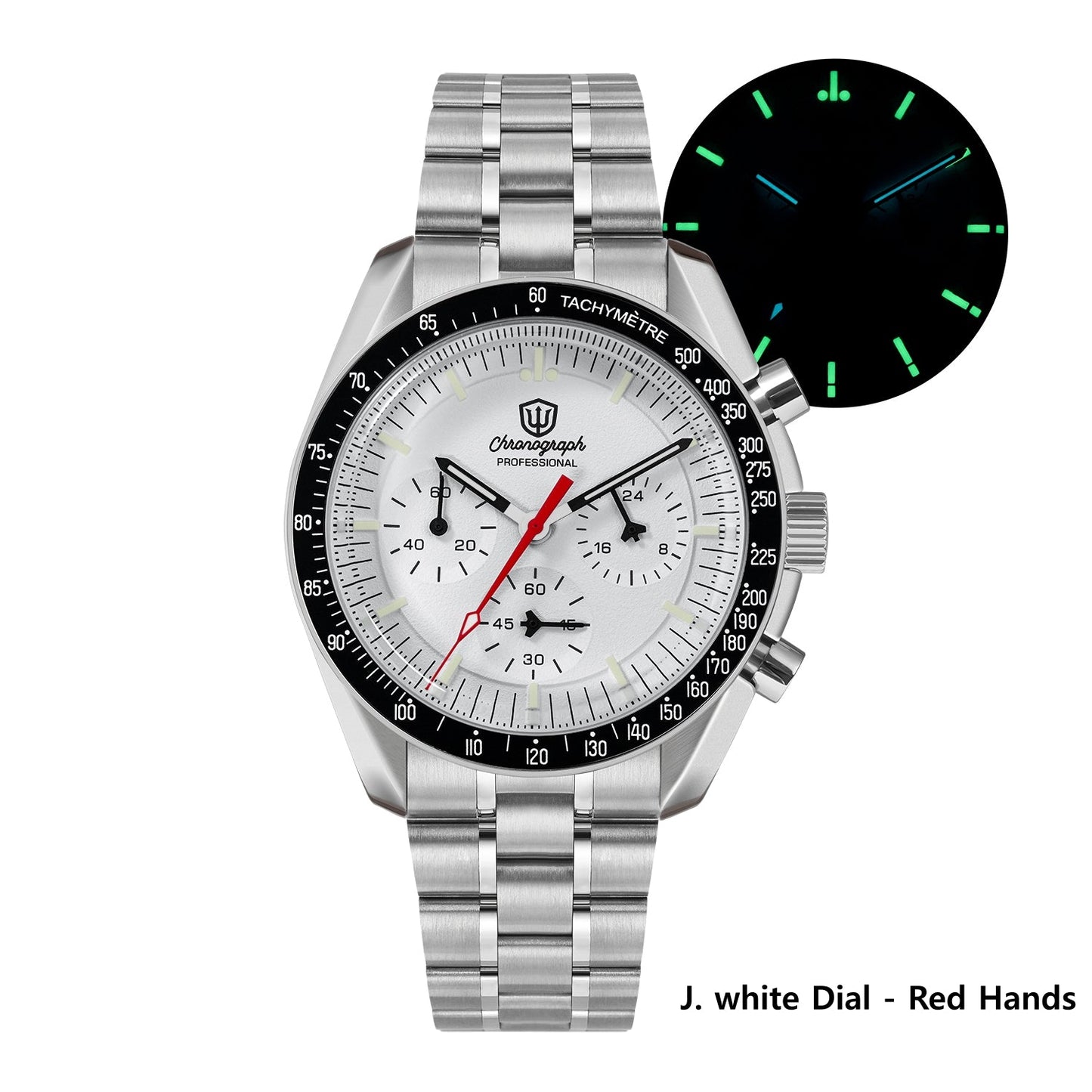 Watchdives 39mm VK63 Chronograph Watch WD1863- Classic Collection