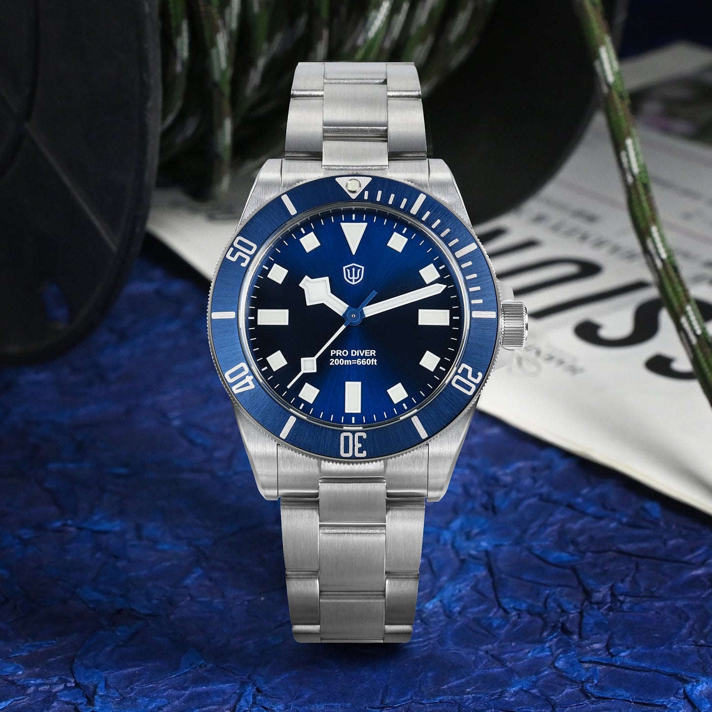 Watchdives WD1969B PRO 38mm VH31 Dive Watch