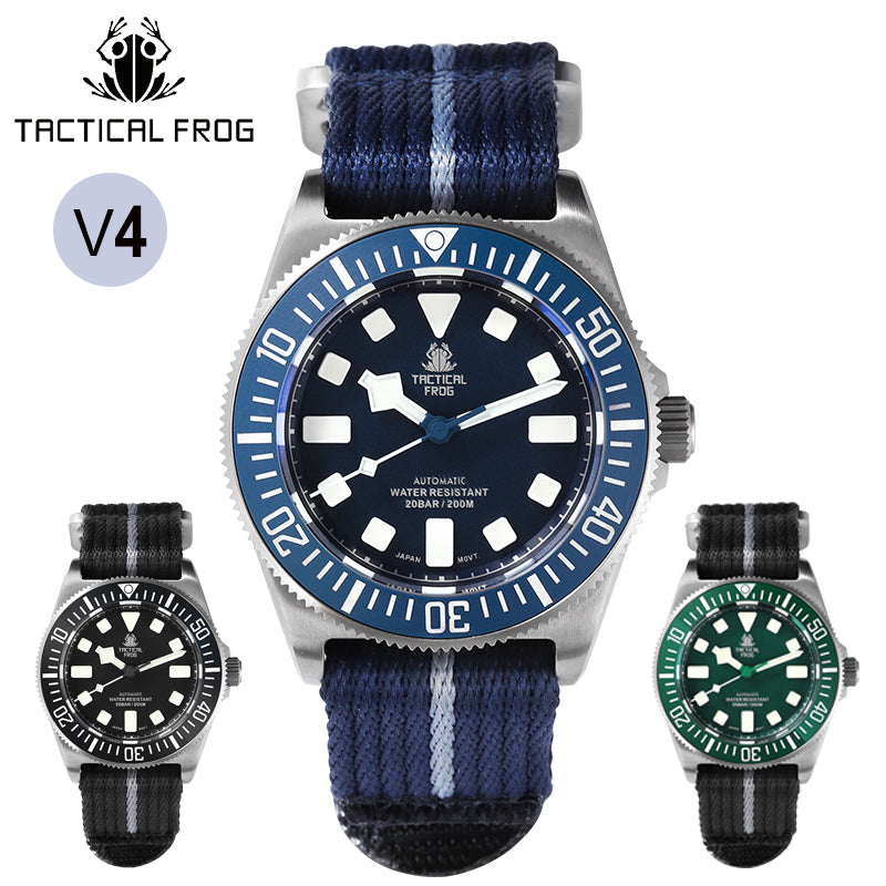 ★Big deal★Tactical Frog Titanium FX-Diving Watch V4