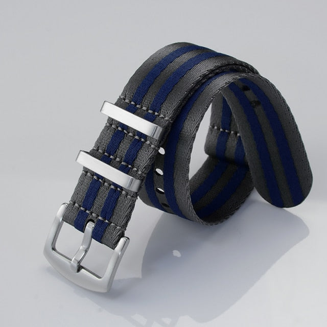 007 Premium Quality Nylon Fabric Strap 20mm 22mm