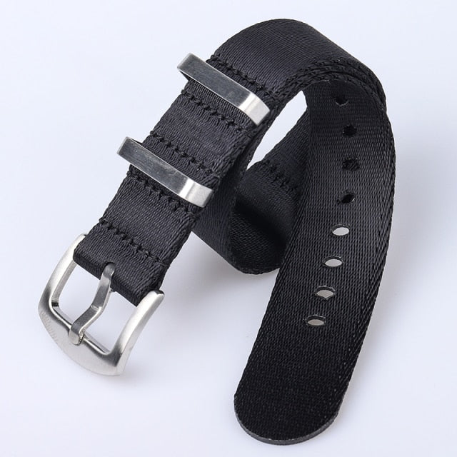 007 Premium Quality Nylon Fabric Strap 20mm 22mm