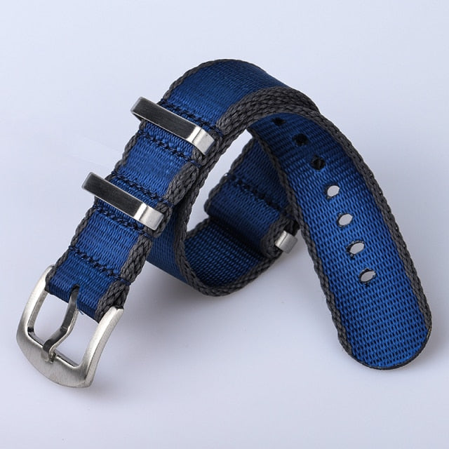 007 Premium Quality Nylon Fabric Strap 20mm 22mm