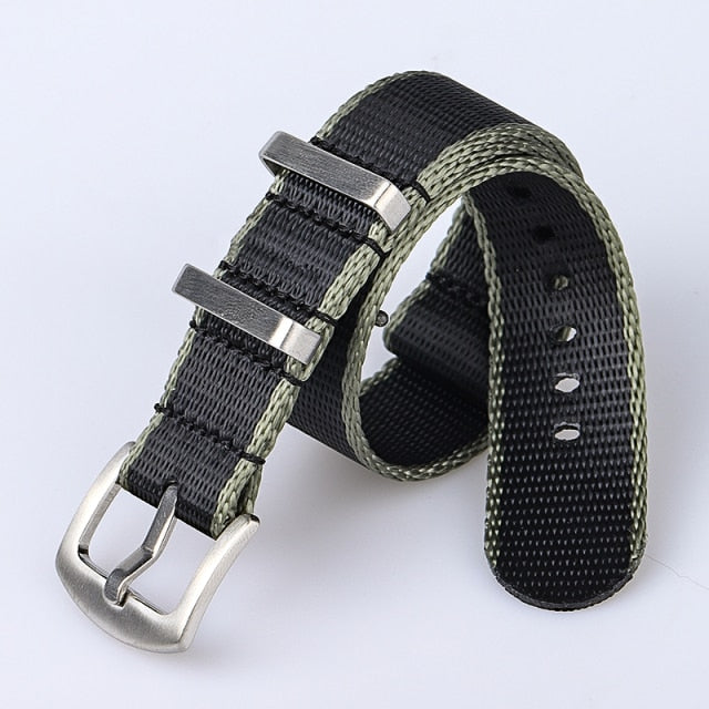 007 Premium Quality Nylon Fabric Strap 20mm 22mm