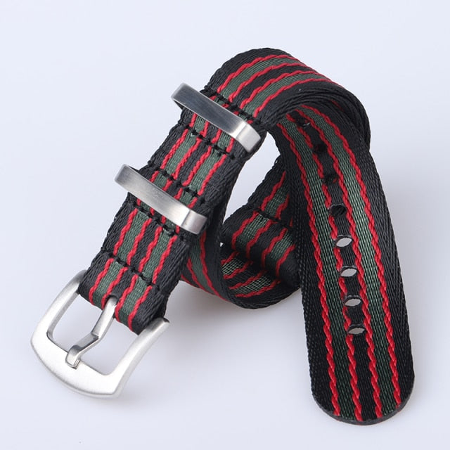 007 Premium Quality Nylon Fabric Strap 20mm 22mm