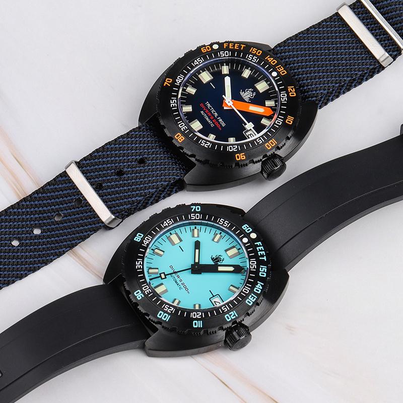 V2 Tactical Frog Sub 300T PVD Black Watch